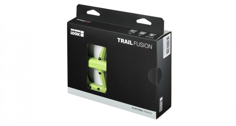 Platformové pedály LOOK Trail Fusion - zelené