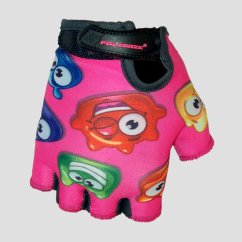 Dětské cyklistické rukavice Polednik Žabáci Baby (růžová)