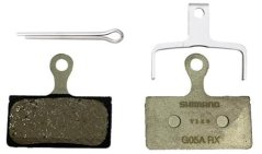 Brzdové destičky Shimano G05A-RX, pro (Shimano XT, XTR, SLX, Deore.) organické