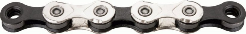 Řetěz KMC X11 stříbrno/černý 11 rychlostí PVC (118 článků)  | MTB/silniční
