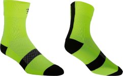 Cyklistické ponožky BBB high feet | neonové zelená/černá