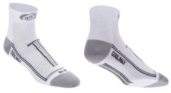 Cyklistické ponožky BBB techno feet | Coolmax bílé