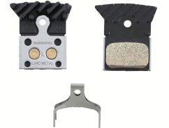 Brzdové destičky Shimano L04C-MF kov+chladič Flat mount