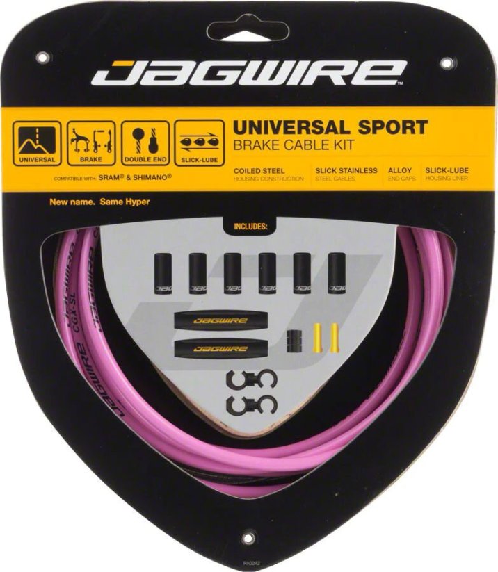 Brzdový set universal sport break - růžový