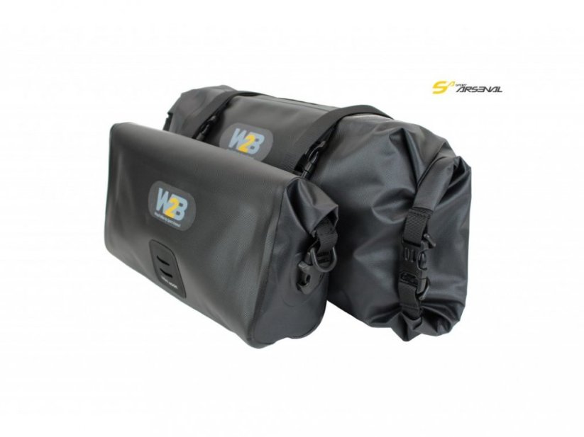 Dvojitá brašna  bikepacking SPECIAL na řidítka (8+4 l) - vodotěsná